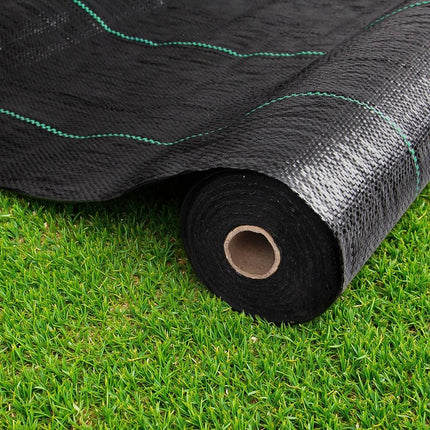 Instahut 2x50m Weed Mat 110GSM Weed Control Mat Plant.