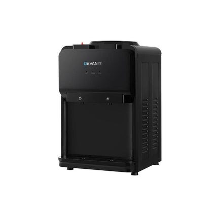 Devanti Water Cooler Dispenser Bench Top Black.