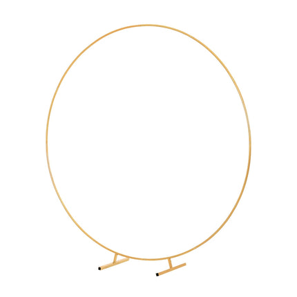 2M Round Backdrop Stand Wedding Background Decoration Party Flower Balloon Display.