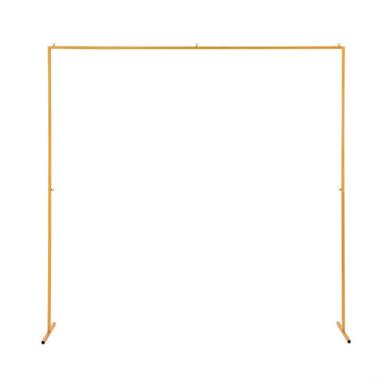 2M Backdrop Stand Wedding Background Decoration Party Flower Balloon Display Golden.