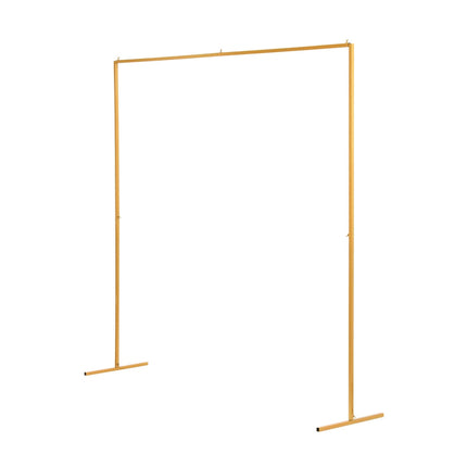 2M Backdrop Stand Wedding Background Decoration Party Flower Balloon Display Golden.