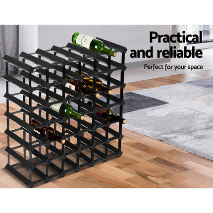 Artiss Wine Rack 42 Bottle Black.