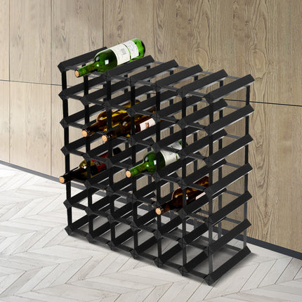 Artiss Wine Rack 42 Bottle Black.