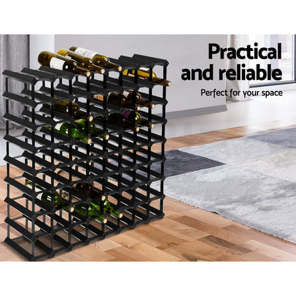 Artiss Wine Rack 72 Bottle Black.
