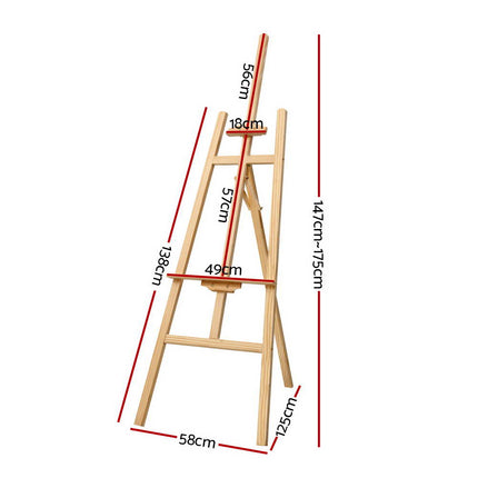 Artiss Painting Easel Pine Wood 175cm.
