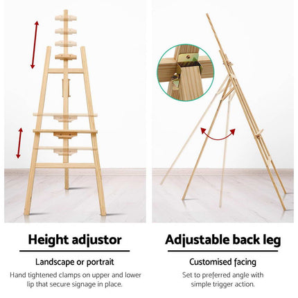 Artiss Painting Easel Pine Wood 175cm.