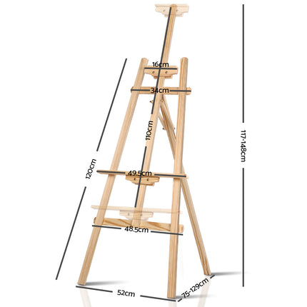 Artiss Painting Easel Pine Wood 147cm.