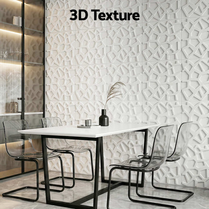 Artiss 3D Wall Panels PVC Decorative Panels 50x50cm Set of 15 Feature Wall Poly.