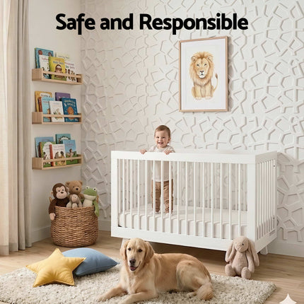 Artiss 3D Wall Panels PVC Decorative Panels 50x50cm Set of 15 Feature Wall Poly.