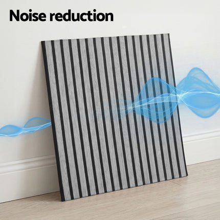 Artiss 10PCS Peel and Stick Wall Panels Tiles 68X68CM Self Adhesive for Home Office Studio Grey.