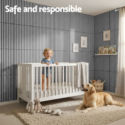 Artiss 10PCS Peel and Stick Wall Panels Tiles 68X68CM Self Adhesive for Home Office Studio Grey.