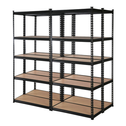Giantz 4x1.8M Garage Shelving Warehouse Rack Pallet Racking Storage Shelve Black.