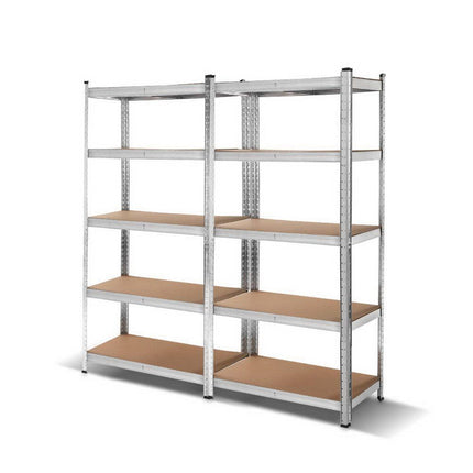 Giantz 2x1.8M Garage Shelving Warehouse Rack Pallet Racking Storage Shelf Silver.