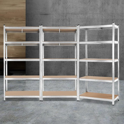 Giants 3x1.8M Warehouse Shelving Rack Racking Garage Metal Storage Shelves.