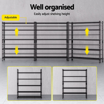 3 x 1.8M Giantz Garage Shelving Warehouse Rack.