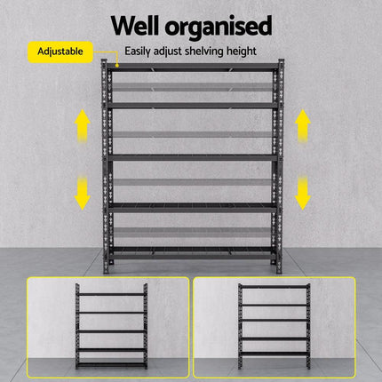 4 x 1.8M Giantz Garage Shelving Warehouse Rack.