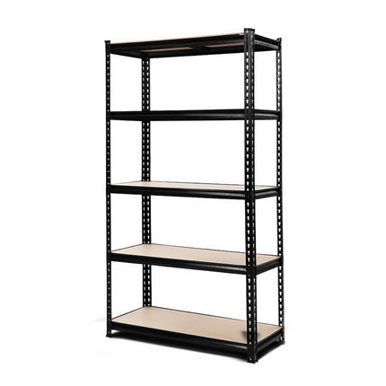 Giantz 1.5M Garage Shelving Warehouse Rack Pallet Racking Storage Shelve Black.