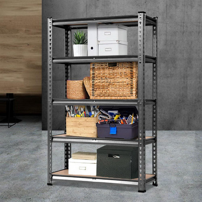 Giantz 1.5M Garage Shelving Warehouse Rack Pallet Racking Storage Shelf Charcoal.