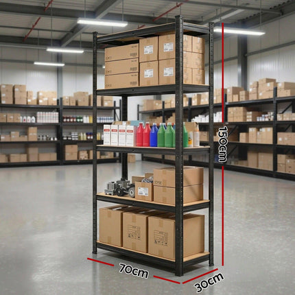 Giantz Garage Shelving 1.5X0.7m Warehouse Shelves Storage Rack Pallet Racking.