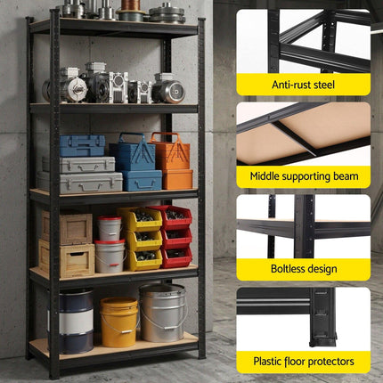 Giantz Garage Shelving 1.5X0.7m Warehouse Shelves Storage Rack Pallet Racking.