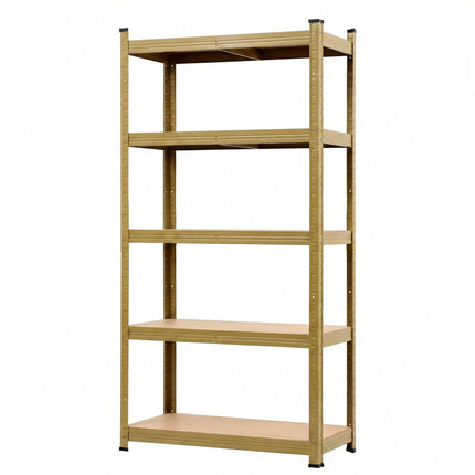 Giantz Garage Shelving 1.6X0.8m Warehouse Shelves Storage Rack Pallet Racking Yellow.
