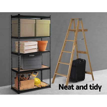 Giantz 1.8M Garage Shelving Warehouse Rack Pallet Racking Storage Shelf Charcoal.