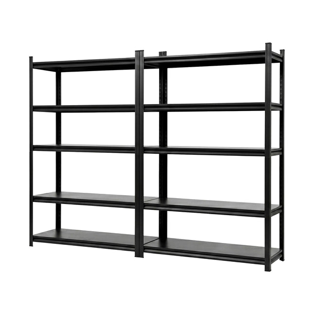 Giantz Garage Shelving 2.4X1.8m Warehouse Rack Storage Shelves Workshop Racks Steel.