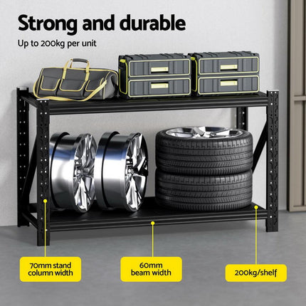 Giantz 1.5Mx0.9M Warehouse Shelving Garage Rack.
