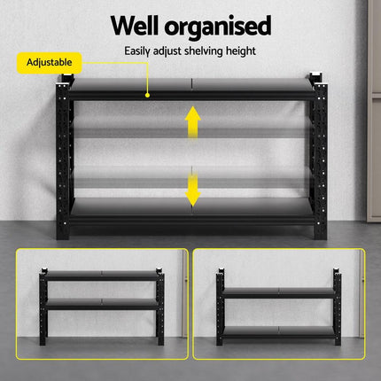 Giantz 1.5Mx0.9M Warehouse Shelving Garage Rack.