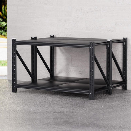 Giantz 2x 0.9M Garage Shelving Workbench Warehouse Rack.