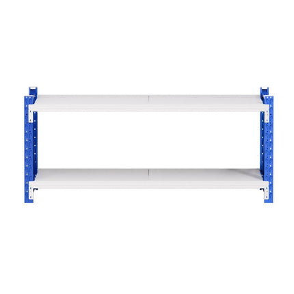 Giantz 2x 0.9M Garage Shelving Workbench Warehouse Rack.