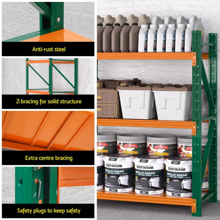 Giantz 1.2Mx1.5M Garage Shelving Warehouse Rack.