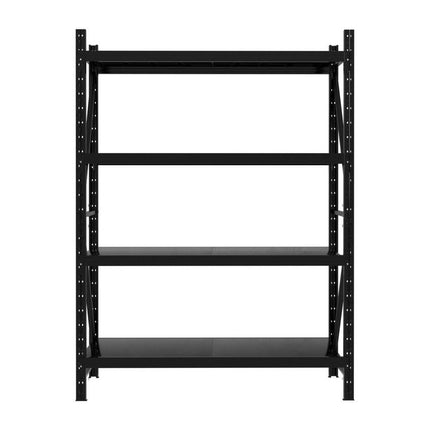 2Mx1.5M Giantz Garage Shelving Warehouse Rack Black.