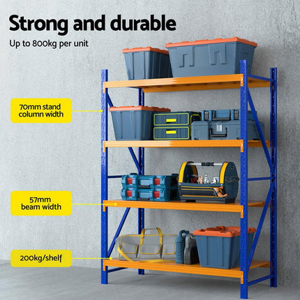 Giantz 2Mx1.5M Warehouse Shelving Garage Rack.
