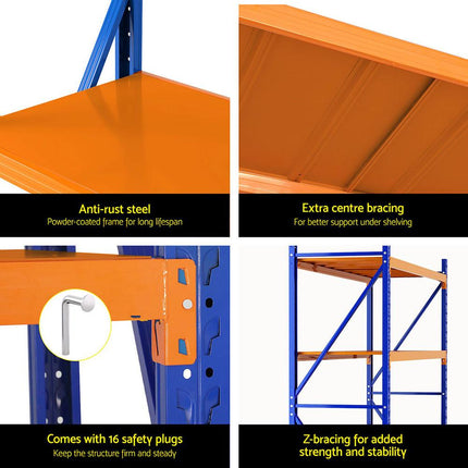 Giantz 4Mx1.8M Warehouse Shelving Garage Rack.