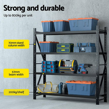 Giantz 2Mx2M Warehouse Shelving Garage Rack.