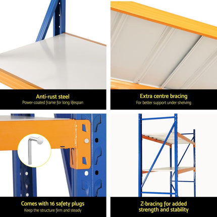 Giantz 4Mx2M Garage Shelving Warehouse Rack.