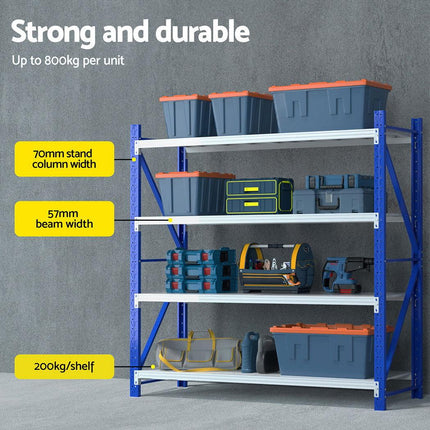 Giantz 2Mx2M Warehouse Shelving Garage Rack.