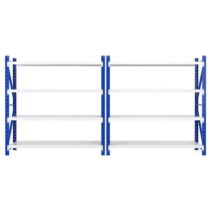 Giantz 4Mx2M Garage Shelving Warehouse Rack Blue.