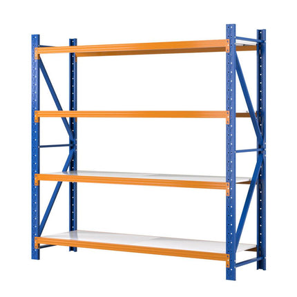 Giantz 2Mx2M Garage Shelving Warehouse Rack Pallet Racking Storage Shelf Blue.