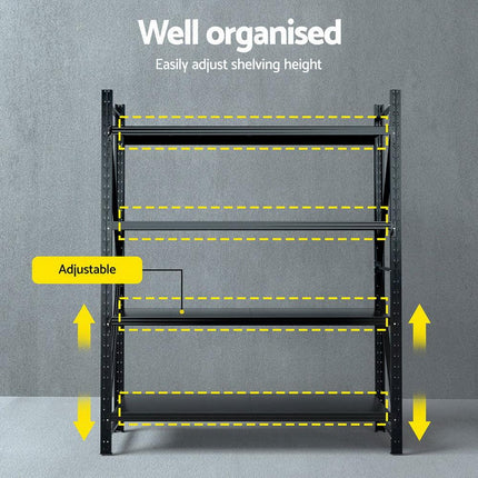 Giantz 2.4Mx2M Warehouse Shelving Garage Rack.