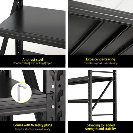 Giantz 2.4Mx2M Warehouse Shelving Garage Rack.