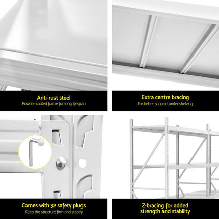 3Mx2M Giantz Garage Shelving Warehouse Rack.