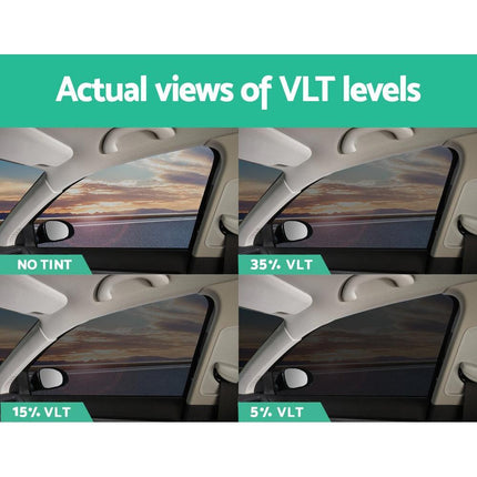 Giantz Window Tint Film Black Roll 35% VLT Home 152cm X 30m Tinting Tools Kit.