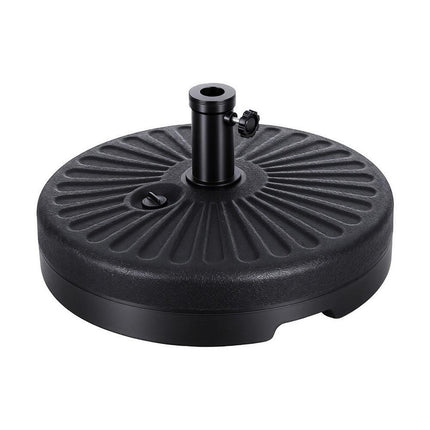 Instahut Outdoor Umbrella Base Weight Round Plastic Pole Holder 30-48mm Beach.
