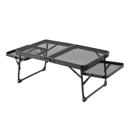 Weisshorn Camping Table Mesh Desktop Lightweight Portable Outdoor Folding Grill Desk.