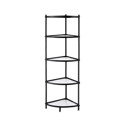 Artiss 5-Tier Kitchen Corner Shelf Rack Stand Microwave Metal Storage Shelves.