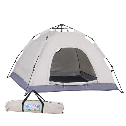Weisshorn Camping Tent Instant Tent Pop up 2 Person Outdoor Hiking Tents Hiking Beige.
