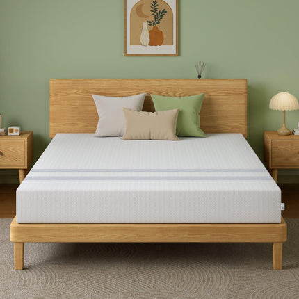 20cm Queen Reversible Gel Memory Foam Mattress BedStory Medium Soft & Firm.
