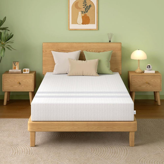 20cm Single Reversible Gel Memory Foam Mattress BedStory Medium Soft & Firm.
